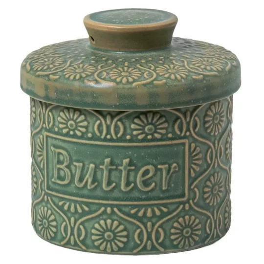 Retro Ceramic Butter Dish with Lid | KEEPSORA