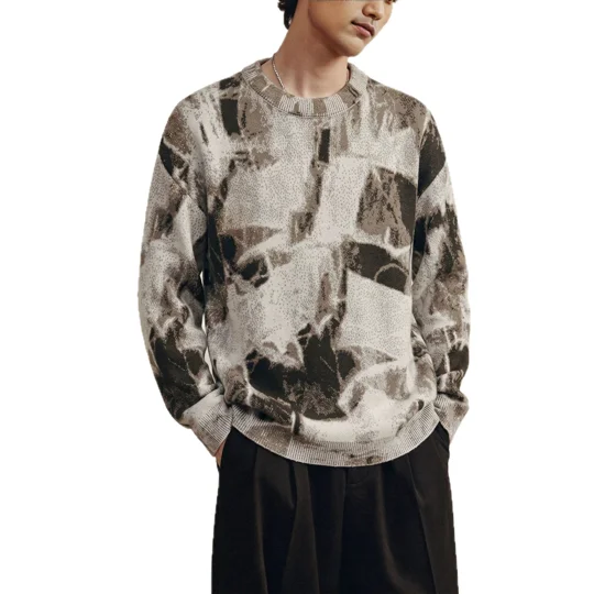 Men's Loose Fit Crewneck Sweater | KEEPSORA