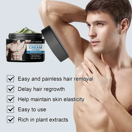 Men's Hair Removal Cream with Aloe Vera | KEEPSORA