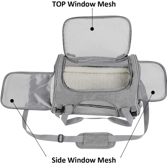 Portable Pet Carrier Bag for Cats & Small Dogs | KEEPSORA