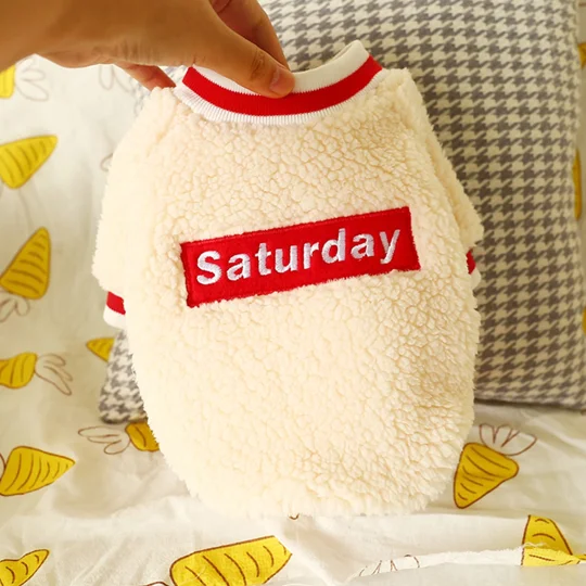 Soft Cotton Saturday Dog Clothes XS–XL | KEEPSORA