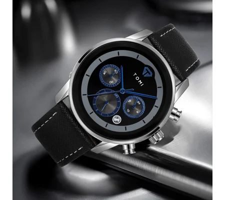 Men's Casual Watch Set – Slim 9mm Fashion Wristwatch Gift Set
