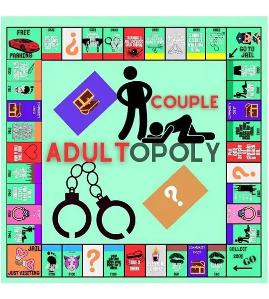 Adultopoly Couples Date Night Board Game – Funny Romantic Game for Him & Her – FREE SHIPPING
