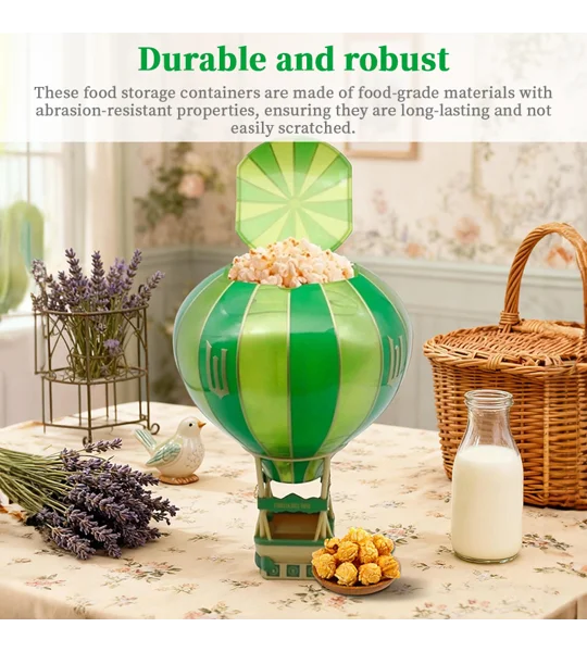 Wicked Hot Air Balloon Popcorn Bucket Ornament – Fun Christmas Home Decor & Gift – FREE SHIPPING