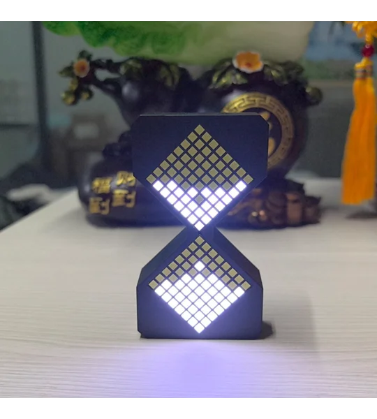 Cyber-Style LED Electronic Hourglass – Gravity-Sensing 1–30 Minute Rechargeable Timer – FREE SHIPPIN