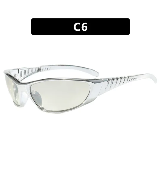 Futuristic Y2K Sunglasses for Women – Retro Millennium Statement Shades & Streetwear Eyewear – FREE