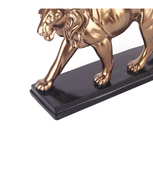 Hand-Painted Lion Statue – Modern Resin Lion Figurine for Office Desk & Home Decor – FREE SHIPPING