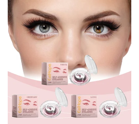 Self-Adhesive False Eyelashes | Natural & Dramatic Styles | FREE SHIPPING