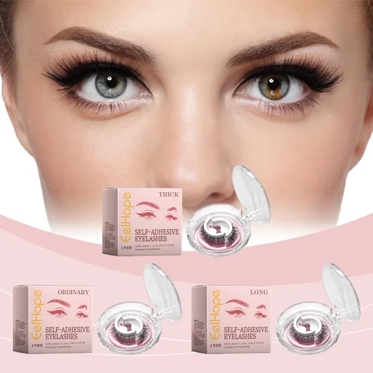 Self-Adhesive False Eyelashes | Natural & Dramatic Styles | FREE SHIPPING