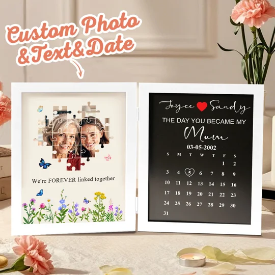 Personalized Mother’s Day Puzzle Photo Frame | Custom Gift for Mom
