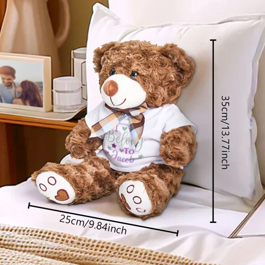 Personalized Teddy Bear Plush Toy | Baby Gift | KEEPSORA