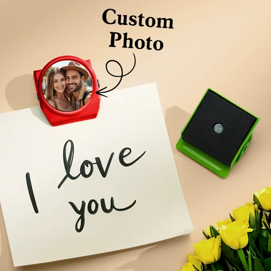 Personalized Photo Magnetic Clip | Custom Magnet Gift