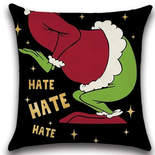 Greentown Christmas Pillow Cover 18x18 | KEEPSORA