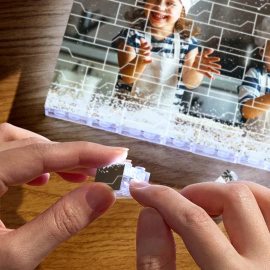 Personalized LED Photo Building Block | KEEPSORA