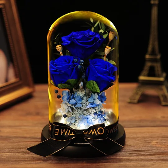 Preserved Rose Glass Dome Gift | KEEPSORA