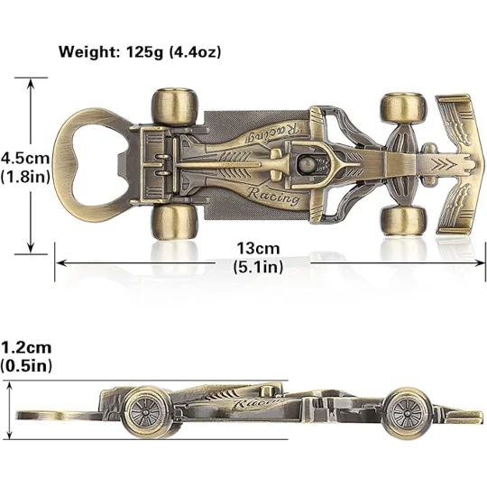 Vintage Car Bottle Opener – Bronze Gift for Him | KEEPSORA