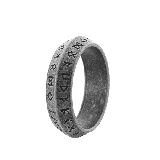 Men's Retro Stainless Steel Ring – Vintage Band | KEEPSORA