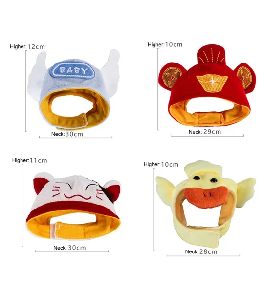 Cute Cotton Pet Hat for Cats & Small Dogs – Adjustable Party Cap & Photo Prop – FREE SHIPPING