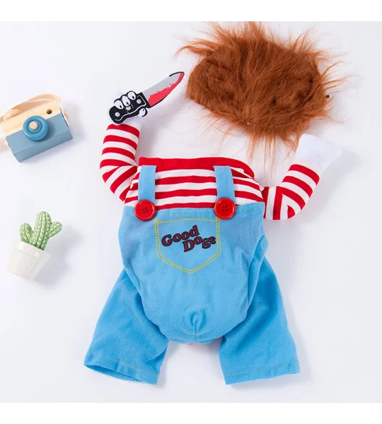 Funny Dog Halloween Costume – Knife Doll, Vampire, Pirate, Pumpkin & More Pet Costumes – FREE SHIPPI