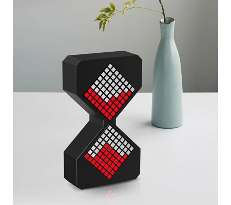 Cyber-Style LED Electronic Hourglass – Gravity-Sensing 1–30 Minute Rechargeable Timer – FREE SHIPPIN