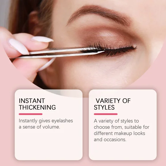 Self-Adhesive False Eyelashes | Natural & Dramatic Styles | FREE SHIPPING