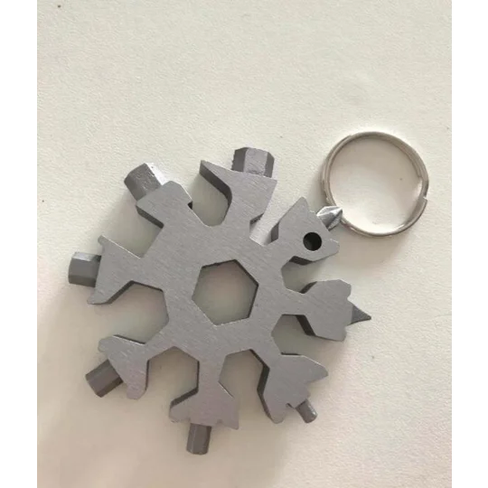 Snowflake Multitool Keychain Wrench | KEEPSORA