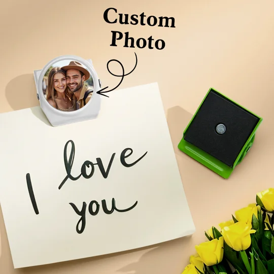 Personalized Photo Magnetic Clip | Custom Magnet Gift