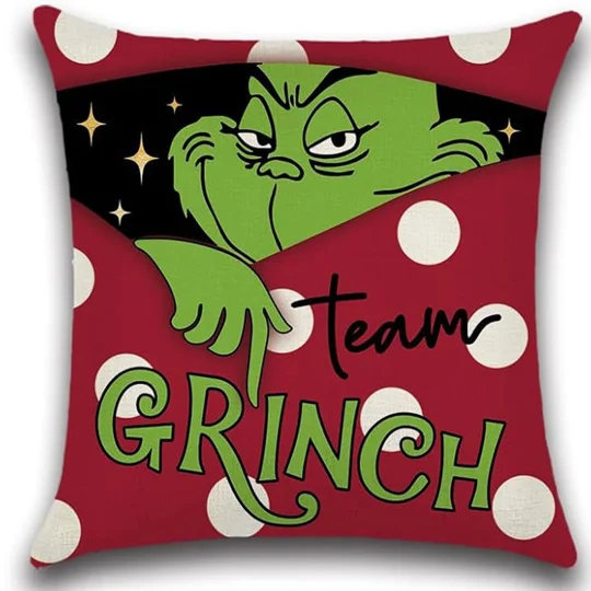 Greentown Christmas Pillow Cover 18x18 | KEEPSORA