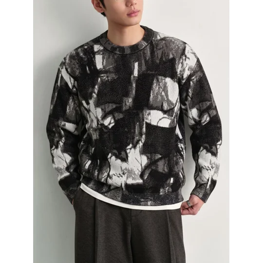 Men's Loose Fit Crewneck Sweater | KEEPSORA