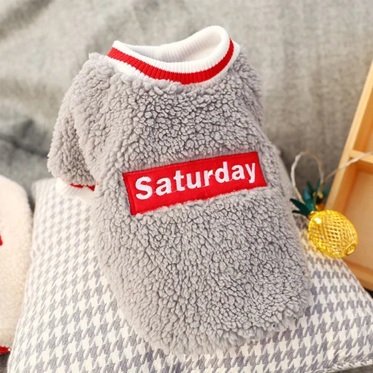Soft Cotton Saturday Dog Clothes XS–XL | KEEPSORA