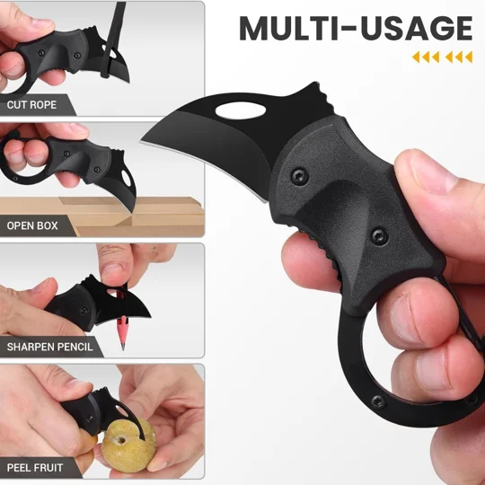 Mini Folding Pocket Knife Keychain 1.34" | KEEPSORA