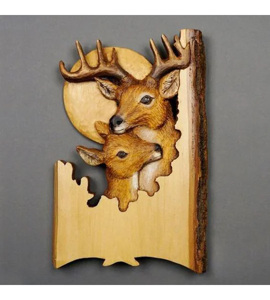 Animal Carving Wall Hanging – Chinese Zodiac-Inspired Home Décor Anniversary Gift – FREE SHIPPING