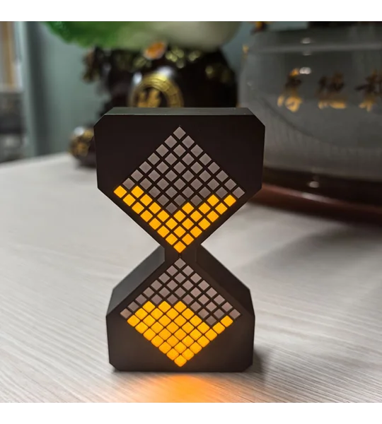 Cyber-Style LED Electronic Hourglass – Gravity-Sensing 1–30 Minute Rechargeable Timer – FREE SHIPPIN
