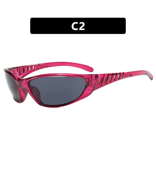 Futuristic Y2K Sunglasses for Women – Retro Millennium Statement Shades & Streetwear Eyewear – FREE