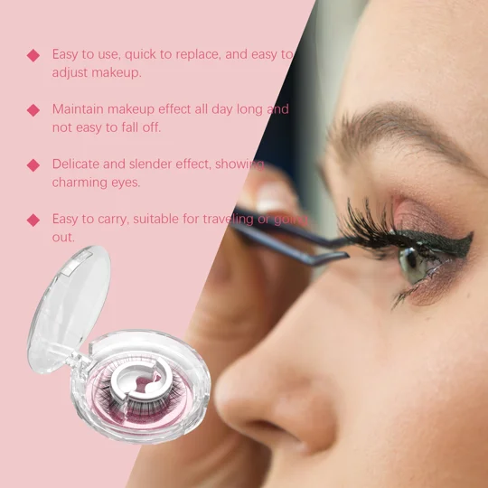 Self-Adhesive False Eyelashes | Natural & Dramatic Styles | FREE SHIPPING