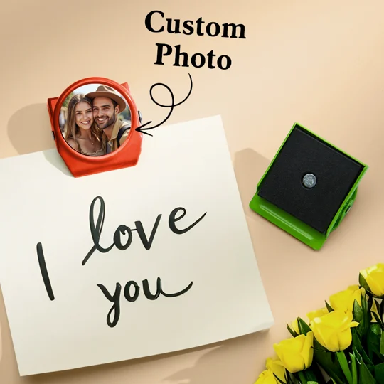 Personalized Photo Magnetic Clip | Custom Magnet Gift