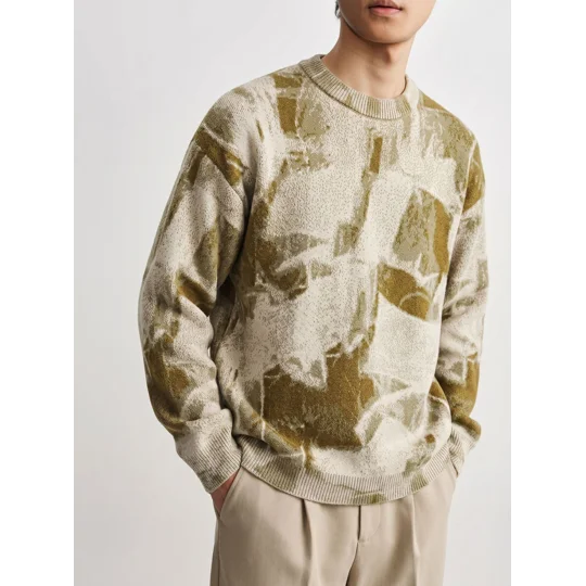 Men's Loose Fit Crewneck Sweater | KEEPSORA