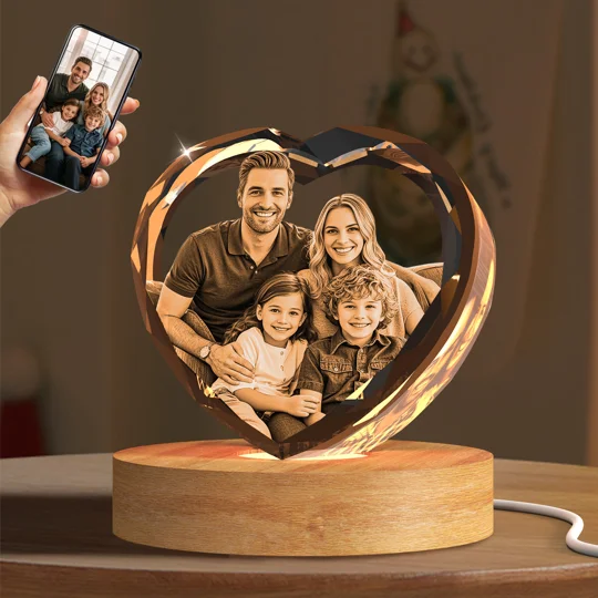 Personalized 3D Crystal Photo Gift | KEEPSORA