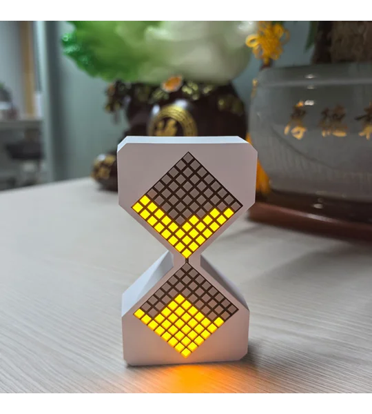 Cyber-Style LED Electronic Hourglass – Gravity-Sensing 1–30 Minute Rechargeable Timer – FREE SHIPPIN
