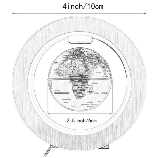 Magnetic Levitation Floating Globe LED Light | KEEPSORA