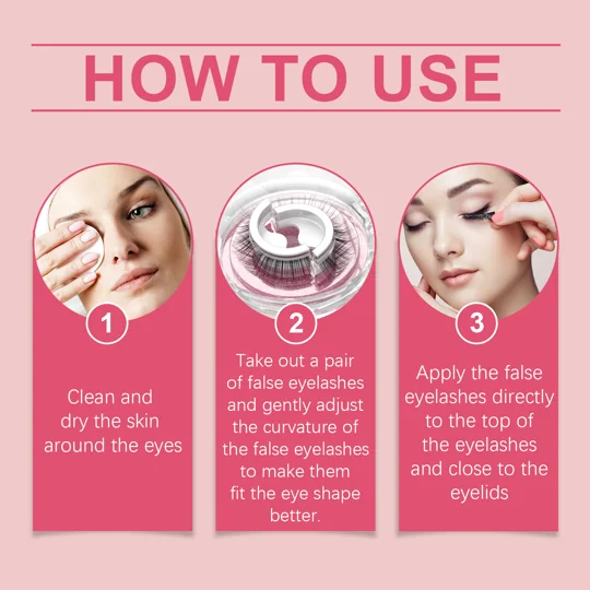Self-Adhesive False Eyelashes | Natural & Dramatic Styles | FREE SHIPPING