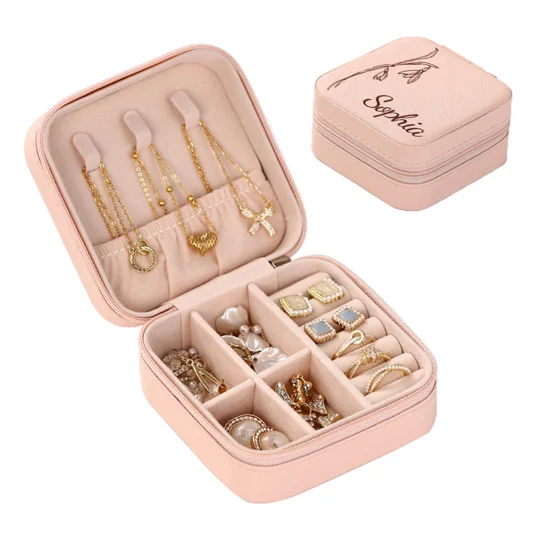 Personalized Birth Flower Jewelry Box | KEEPSORA