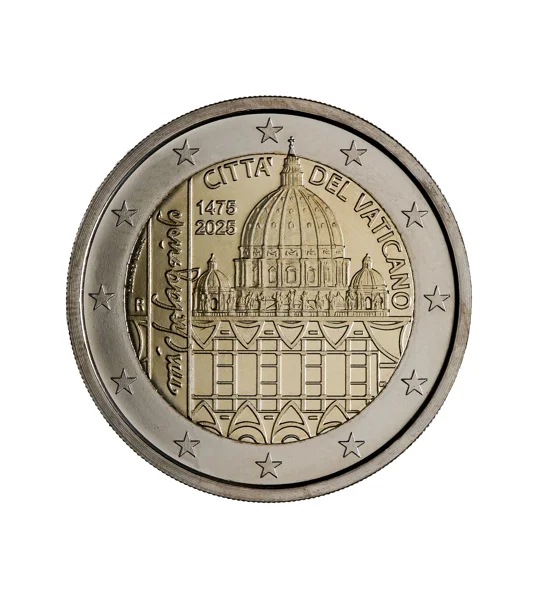 2 Euro BU 2025 550th anniversary birth of Michelangelo