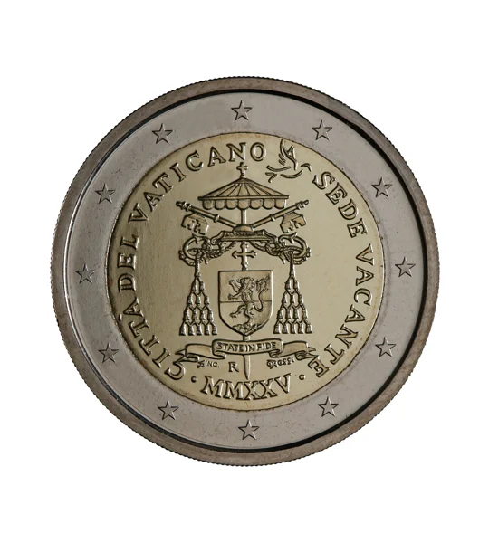 2 Euro coin 2025 BU Sede Vacante MMXXV