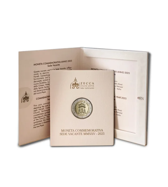 2 Euro coin 2025 BU Sede Vacante MMXXV
