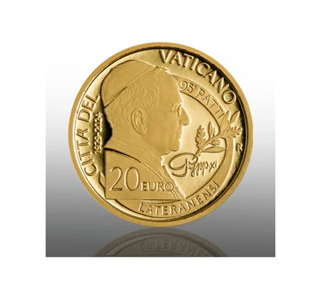 20 euro gold proof 2024 95th anniversary of the Lateran Treaty