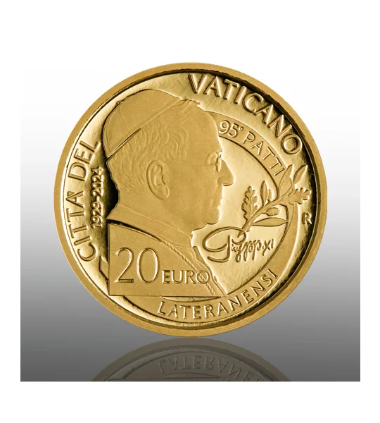 20 euro gold proof 2024 95th anniversary of the Lateran Treaty