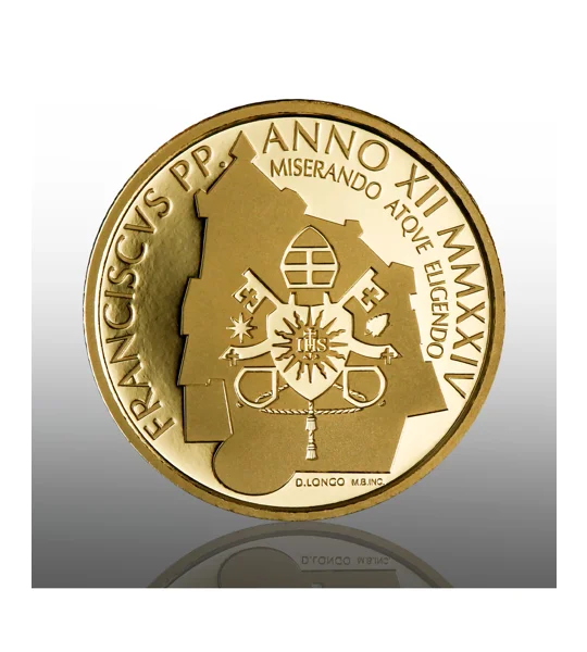 20 euro gold proof 2024 95th anniversary of the Lateran Treaty