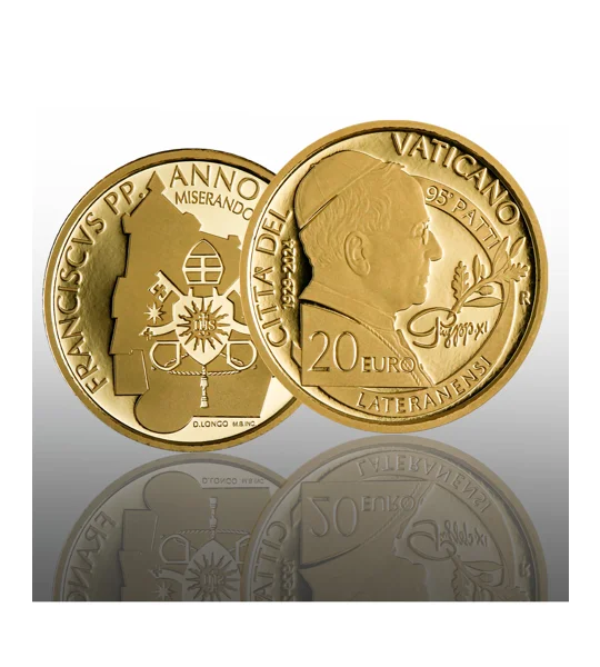 20 euro gold proof 2024 95th anniversary of the Lateran Treaty