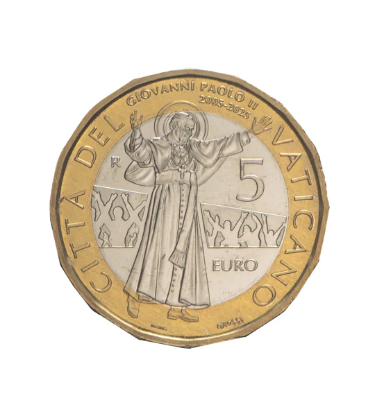 Vatican Euro Coin Set BU 2025 with €5 bimetallic coin